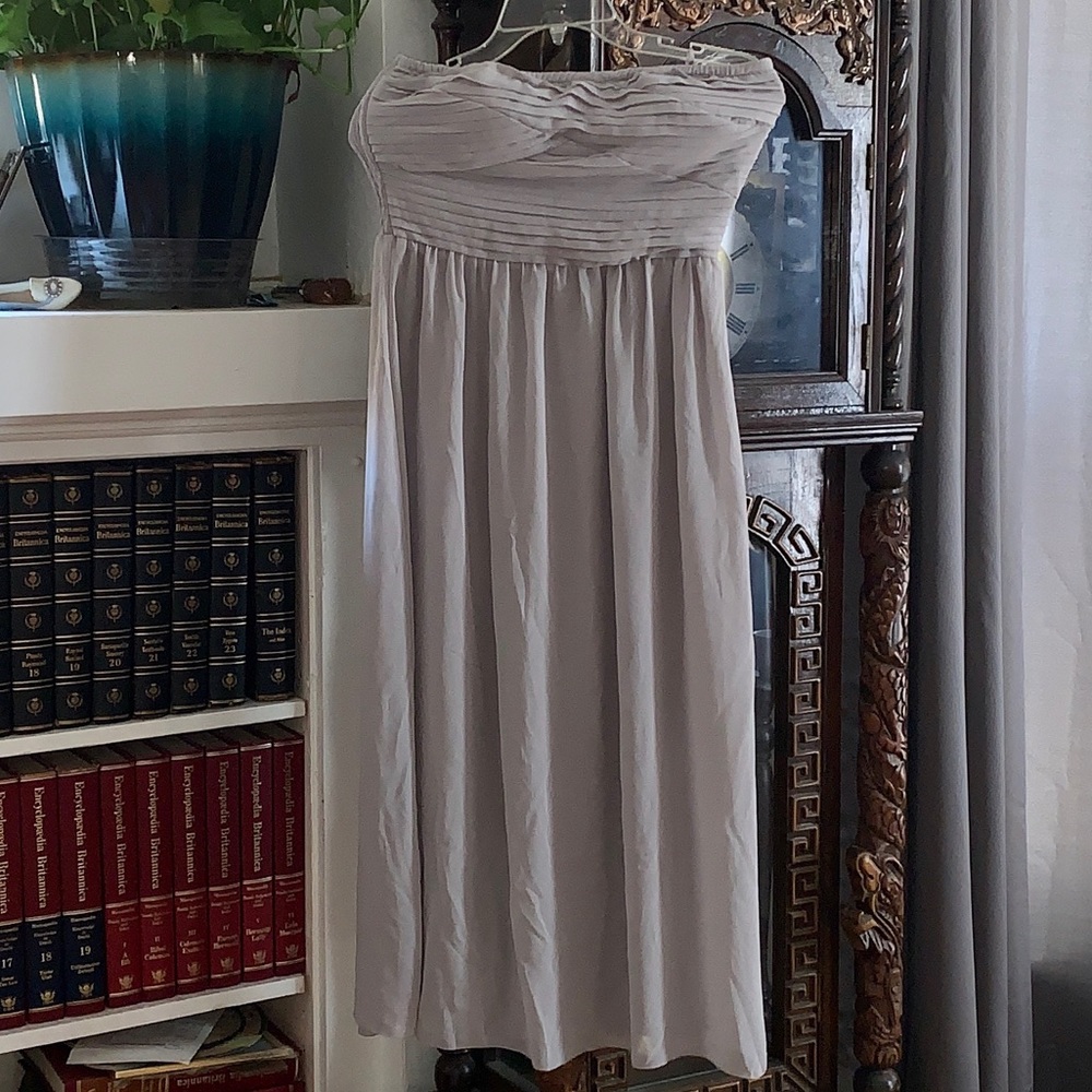 New Vila Midi Strapless Off the Shoulders Dress Size Small